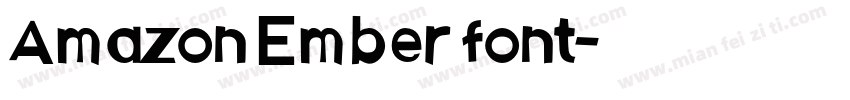 Amazon Ember font字体转换